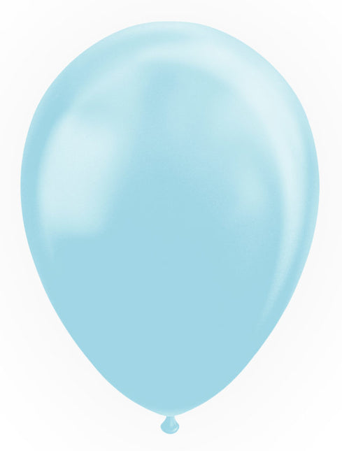 Ballons de baudruche bleu clair Pastel Macaron 30cm 25pcs