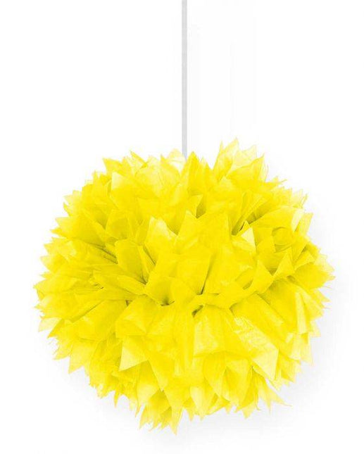 Pompon jaune 30cm