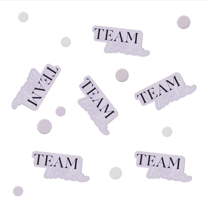 Confetti de table de mariage Team Bride 14g