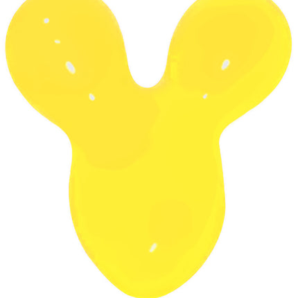 Ballons Tête de Souris Jaune 25pcs