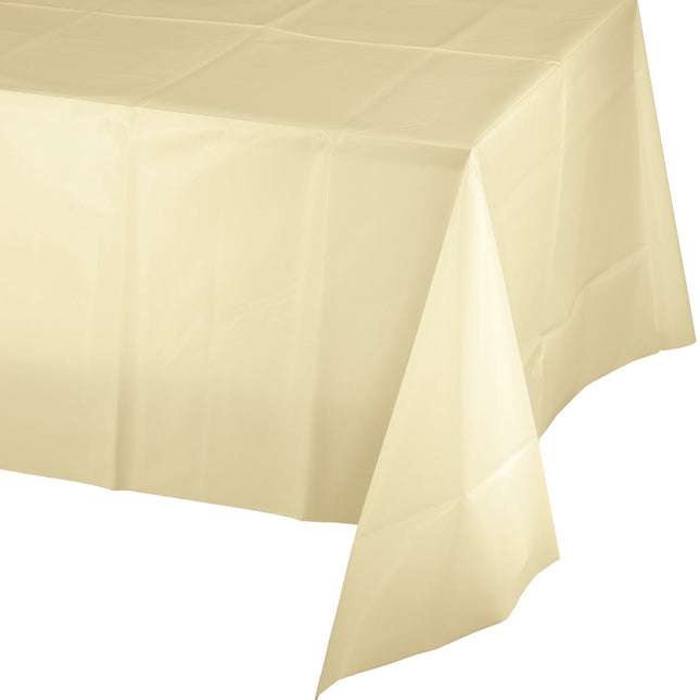 Nappe en plastique ivoire 2.74m