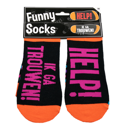 Funny Socks Wedding 1 paire