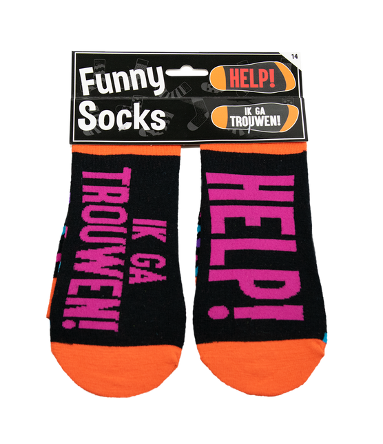 Funny Socks Wedding 1 paire