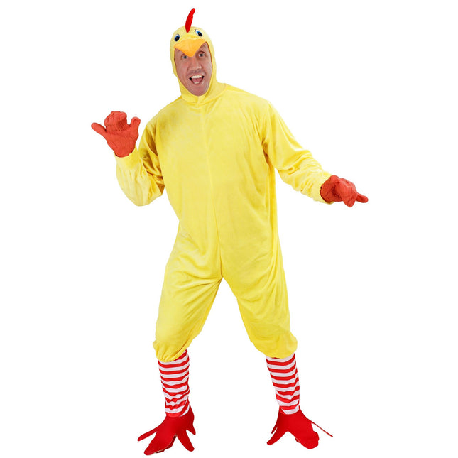 Costume de poulet jaune