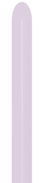 Ballons à modeler Nozzle Up Pastel Matte Lilas 5cm 152cm 50pcs