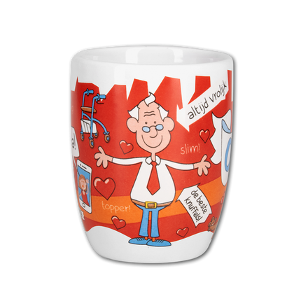 Tasse rouge Grand-père