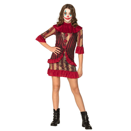 Costume de clown d'Halloween 14/16 ans