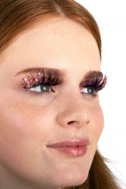 PXP Fake Lashes Glitter UV Softpink Barranquilla