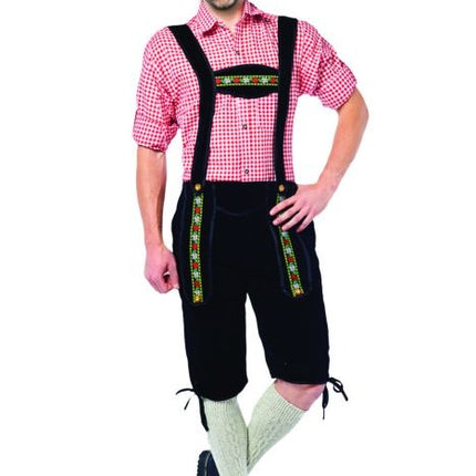 Lederhosen Lang Black