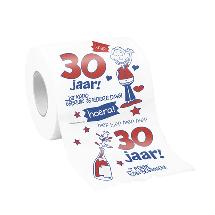 Papier hygiénique 30 ans Homme