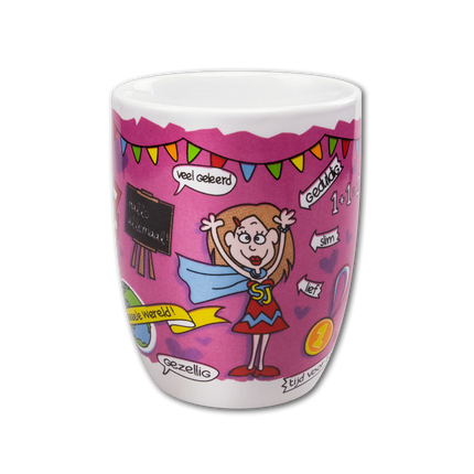 Mug Enseignant Super 12cm