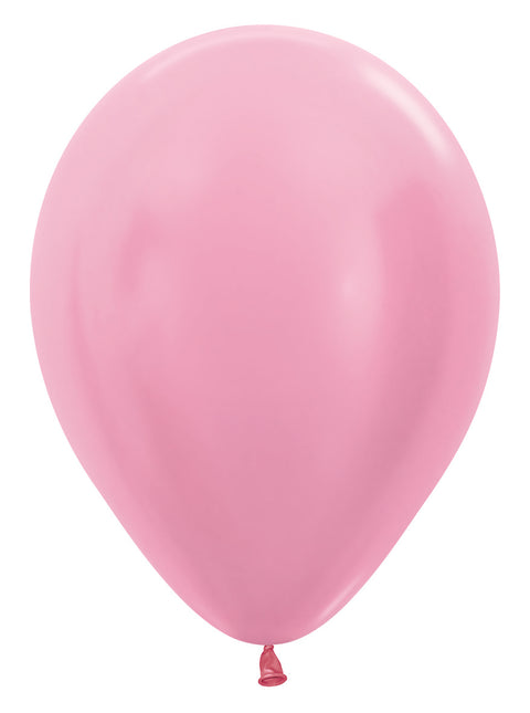 Ballons de baudruche rose perle 30cm 50pcs