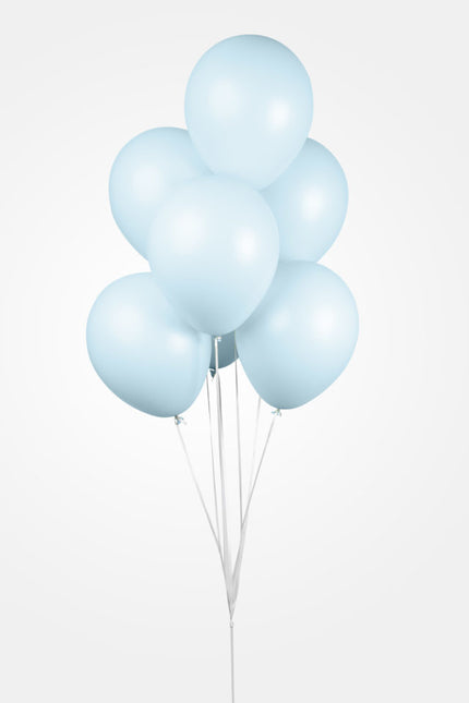 Ballons de baudruche bleu clair Pastel Macaron 30cm 10pcs