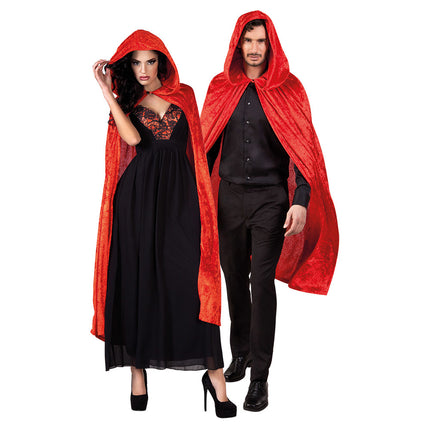 Cape d'Halloween rouge 1,7 m