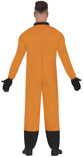 Combinaison d'astronaute orange pour homme