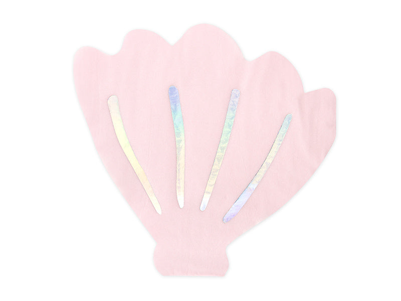 Serviettes coquillage 13cm 20pcs