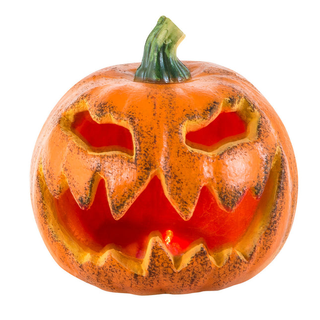 Citrouille d'Halloween clignotante 16cm