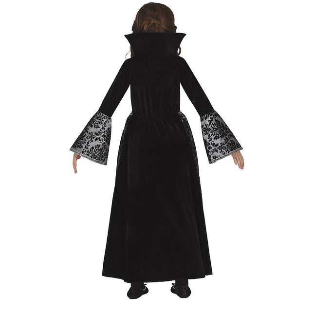 Costume d'Halloween Vampire Fille Argent