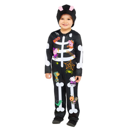 Costume enfant Peppa Squelette