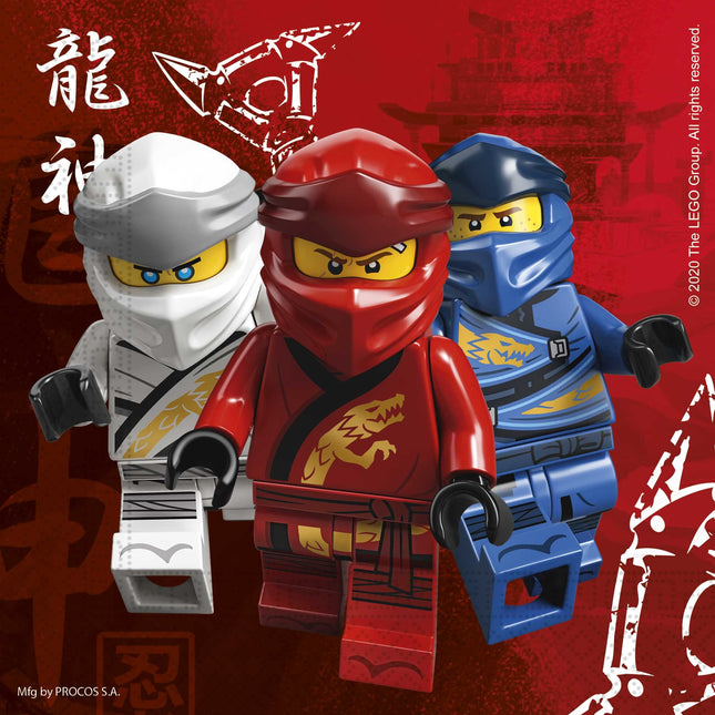 Serviettes Lego Ninjago 33cm 20pcs