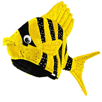 Chapeau de poisson jaune