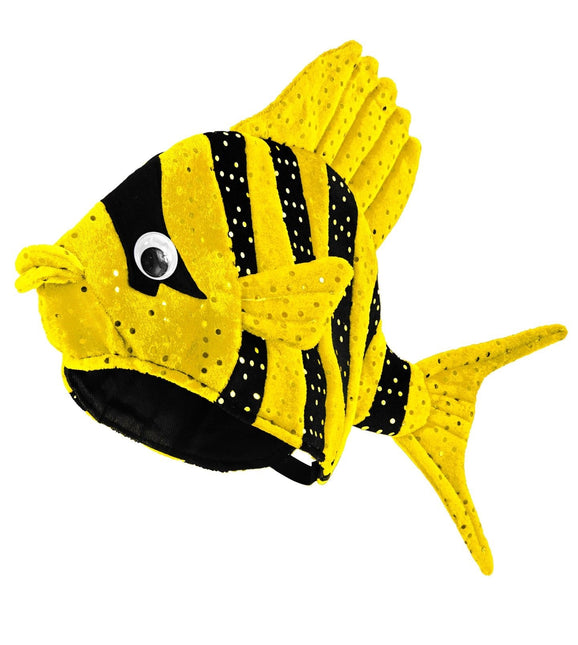 Chapeau de poisson jaune