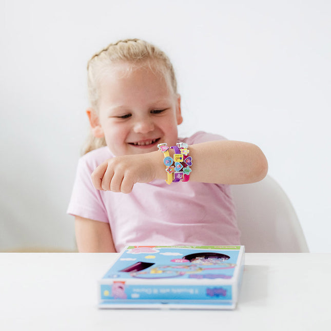 Fabrication de bracelets Peppa Pig