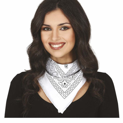 Foulard blanc Bandana