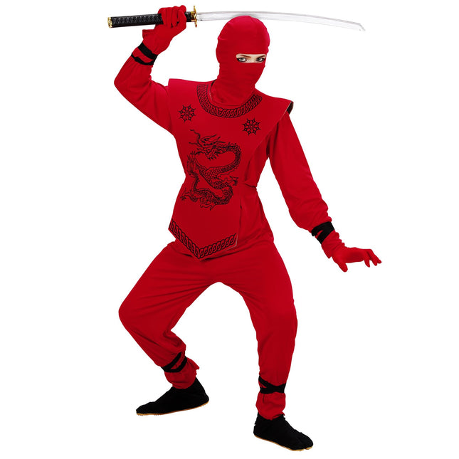 Costume de Ninja Rouge Garçon