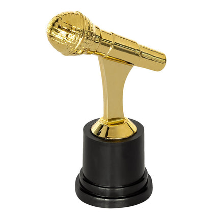 Trophée Microphone d'Or 12cm