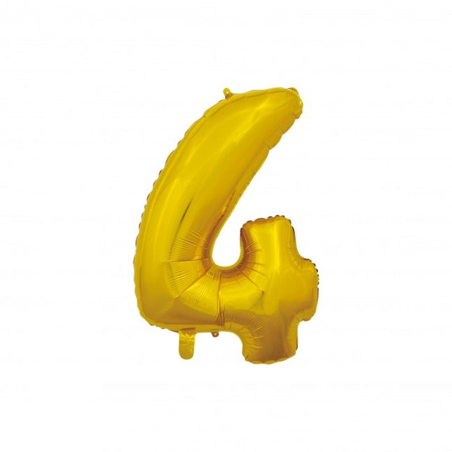 Ballon de baudruche Figure 4 Or 66cm