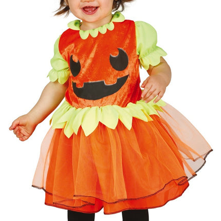 Robe Halloween Citrouille Bébé