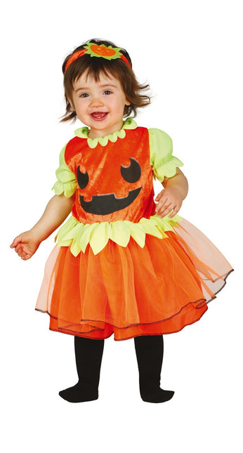 Robe Halloween Citrouille Bébé