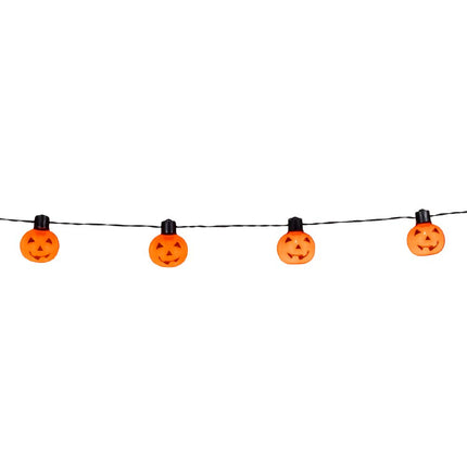 Guirlande lumineuse Halloween LED Citrouille 1.75m