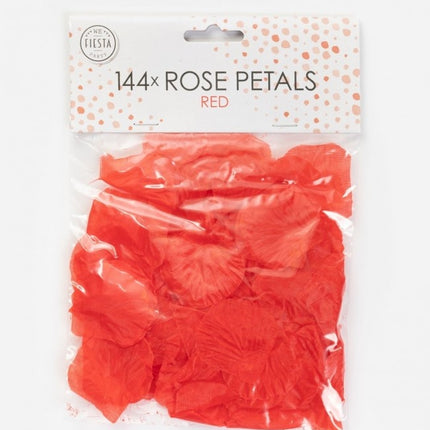 Pétales de rose rouge 144pcs