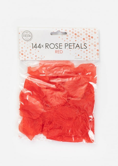 Pétales de rose rouge 144pcs