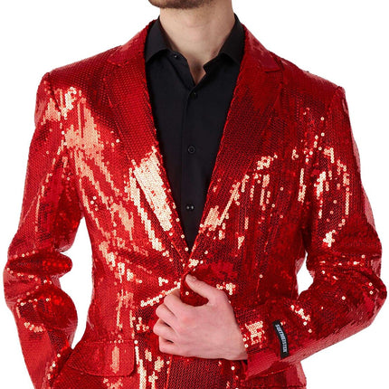 Paillet Red Blazer Hommes Suitmeister