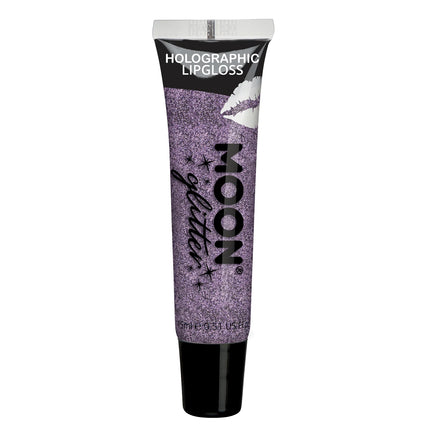 Moon Glitter Brillant à lèvres holographique violet 15ml