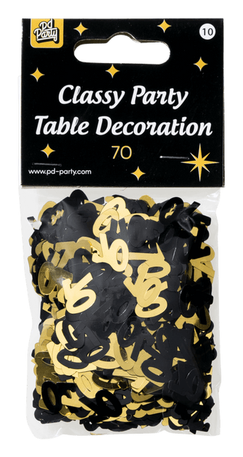 Confetti de table 70 ans 20gr