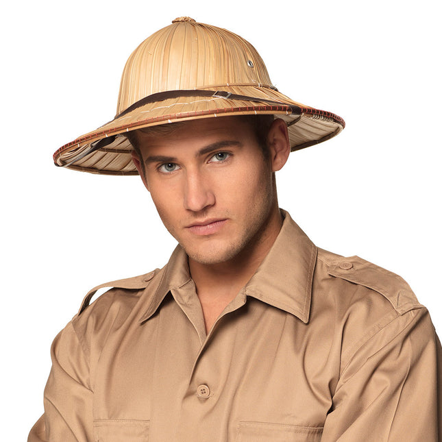 Jungle Hat Tropical Helmet Straw