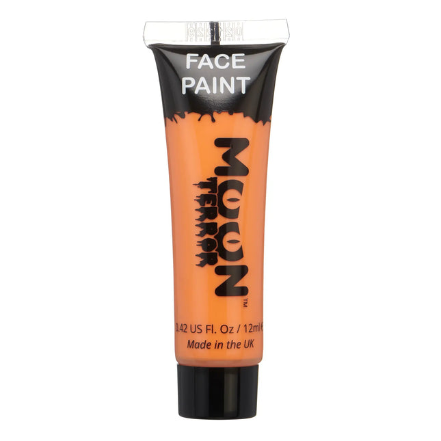 Peinture pour le visage d'Halloween Moon Terror Pumpkin Orange 12ml