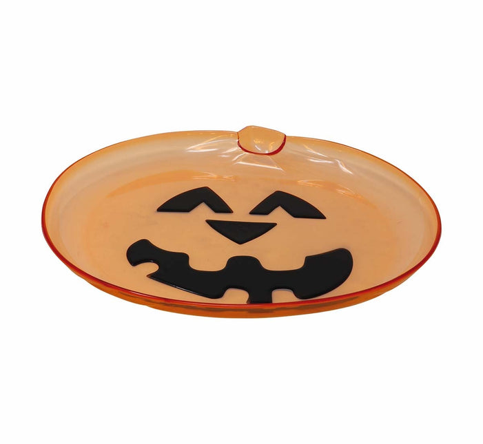 Assiette Halloween Citrouille 32cm