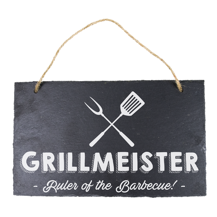 Plaque d'ardoise Grillmeister 25cm