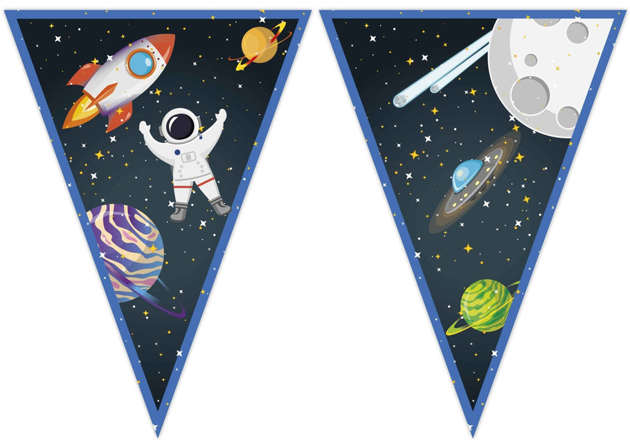 Ligne de drapeaux de l'espace 2.3m