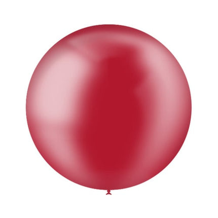 Ballon géant rouge transparent 60cm