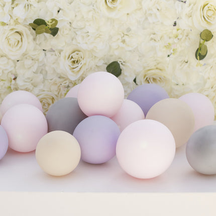 Ballons de baudruche rose gris lilas 13cm 40pcs