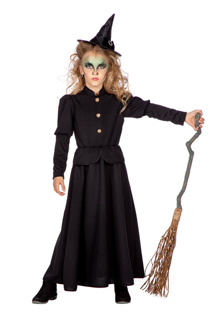 Robe de sorcière fille noire