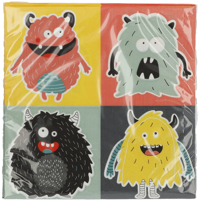 Serviettes de table Monster 33cm 20pcs