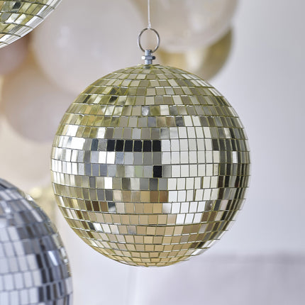 Discoball de fête Or 20cm