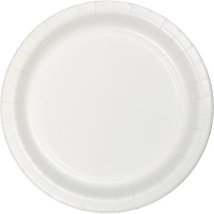 Assiettes blanches 23cm 8pcs